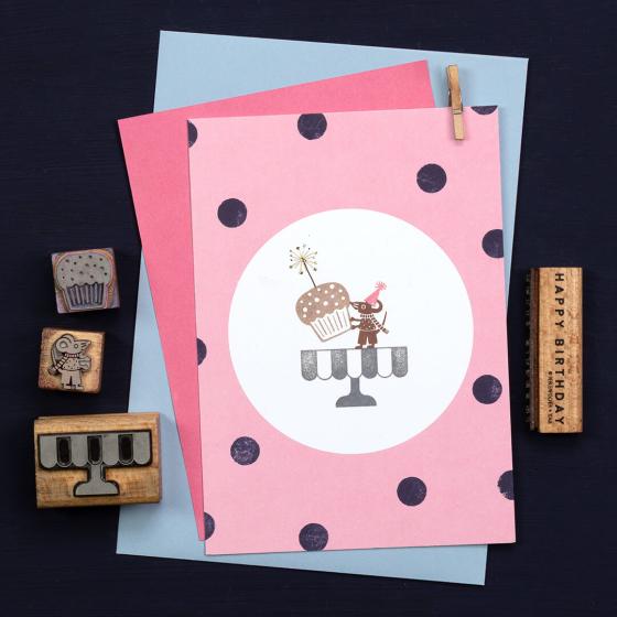 Preview: 5x Stempel | Maus Willi