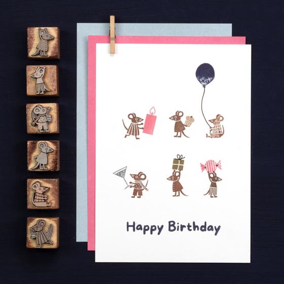Preview: 5x Stempel | Maus Emil