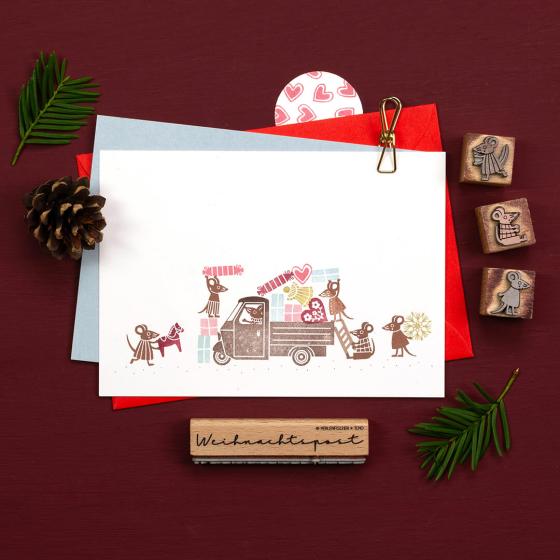 5x Stempel | Maus Emil