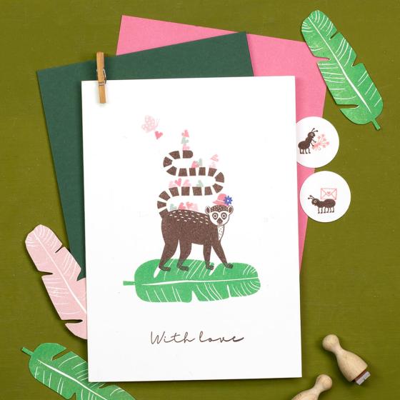 Preview: 5x Stempel | Lemur