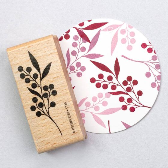 5x Stempel | Wildbeerenzweig