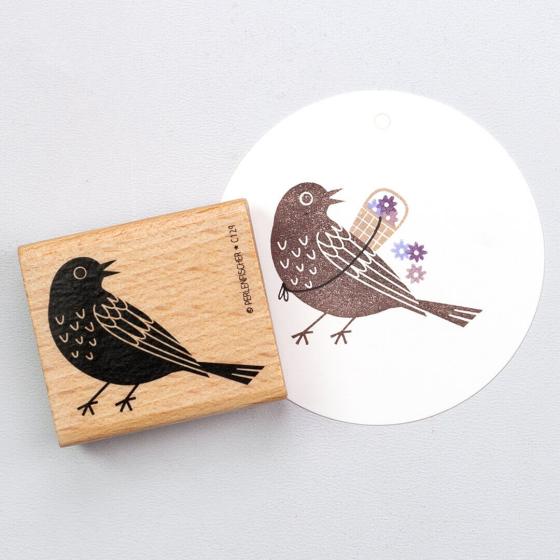 5x Stempel | Amsel