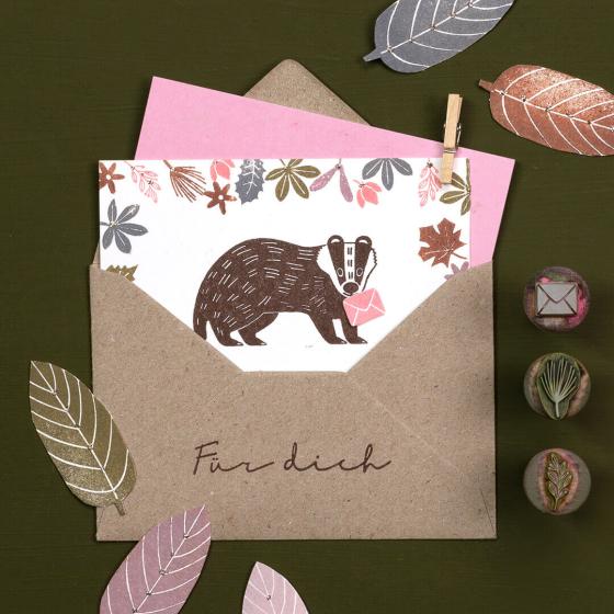 5x Stempel | Dachs