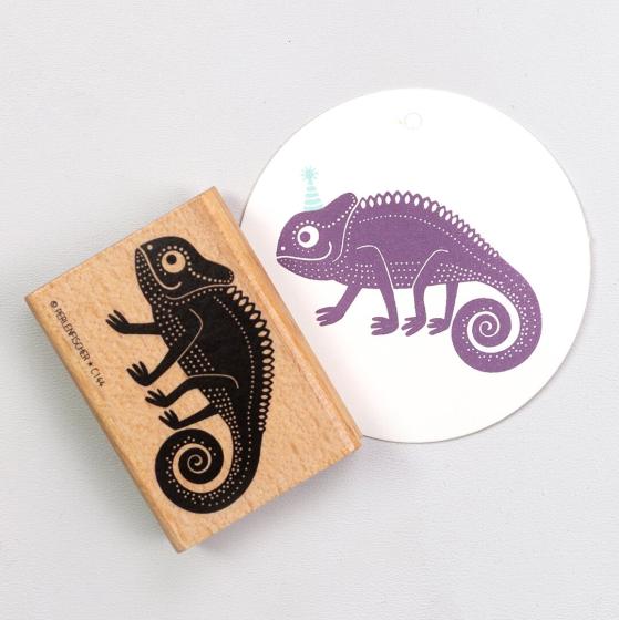 5x Stempel | Chamäleon