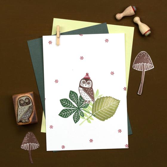 Preview: 5x Stempel | Kastanienblatt XL