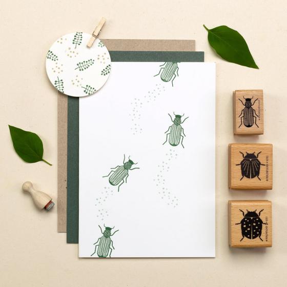 5x Stempel | Kleiner Käfer