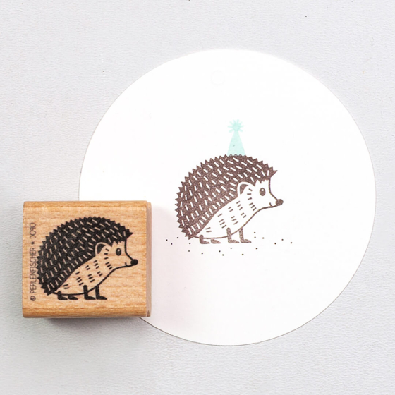 5x Stempel | Igel Frau