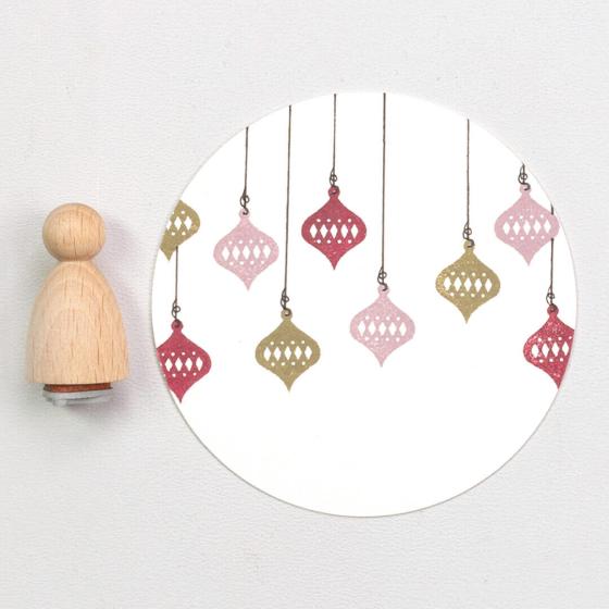 12x Stempel | Christbaumschmuck