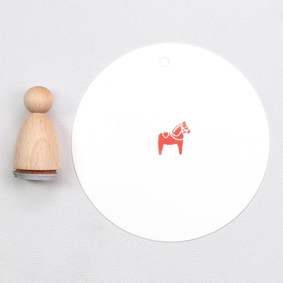 12x Stempel | Dalapferd klein
