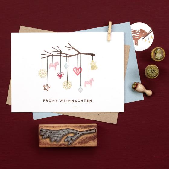 Preview: 12x Stempel | Dalapferd klein