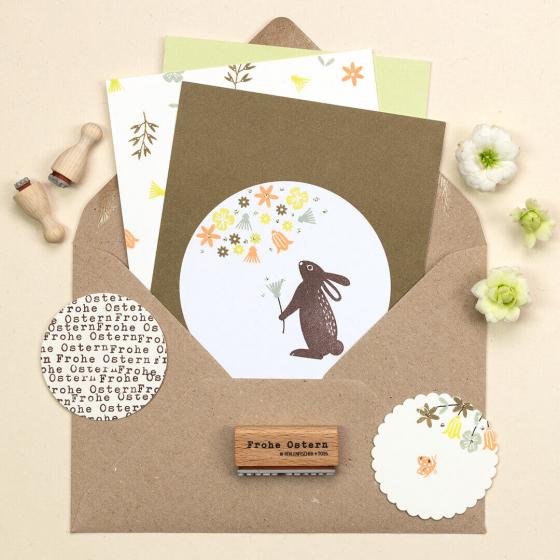 12x Stempel | Pinselblüte mini