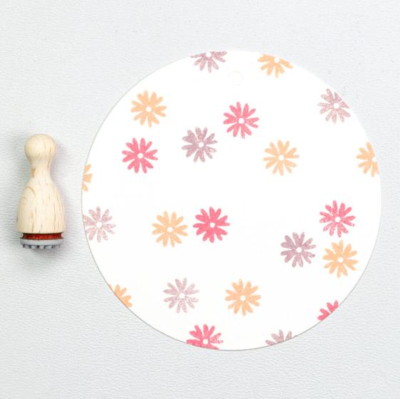 12x Stempel | Herzblume