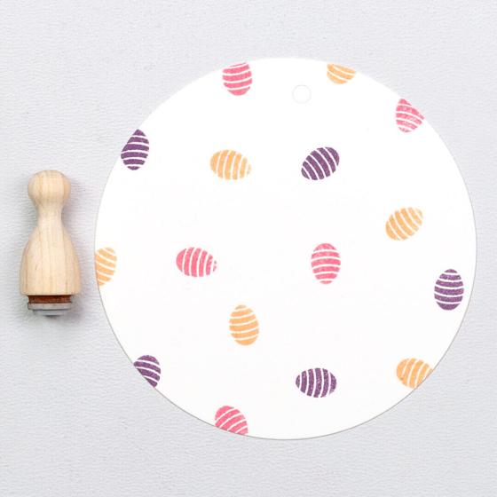 12x Stempel | Osterei Streifen mini