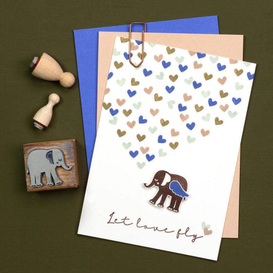 Preview: 12x Stempel | Herz 3 mini