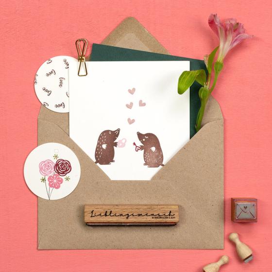 12x Stempel | Herz 3 mini