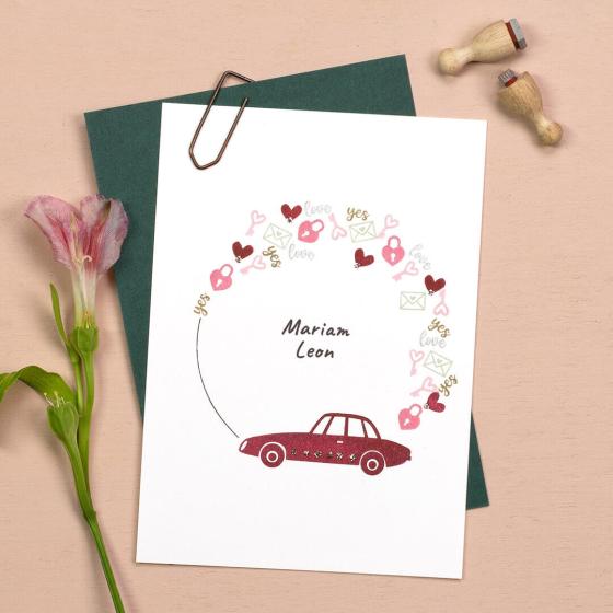 Preview: 12x Stempel | Liebesbrief mini