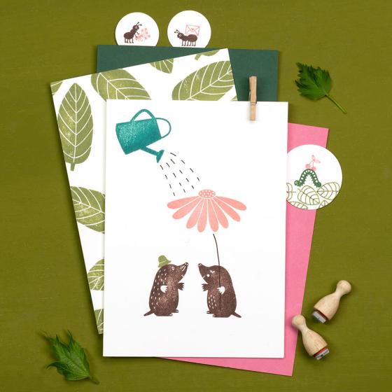 Preview: 12x Stamp | Summer hat mini