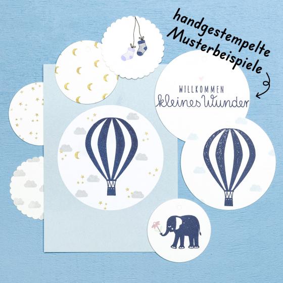 Handgestempelte Muster | Geburt 2024