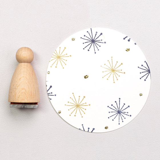 12x Stempel | Flocke 6