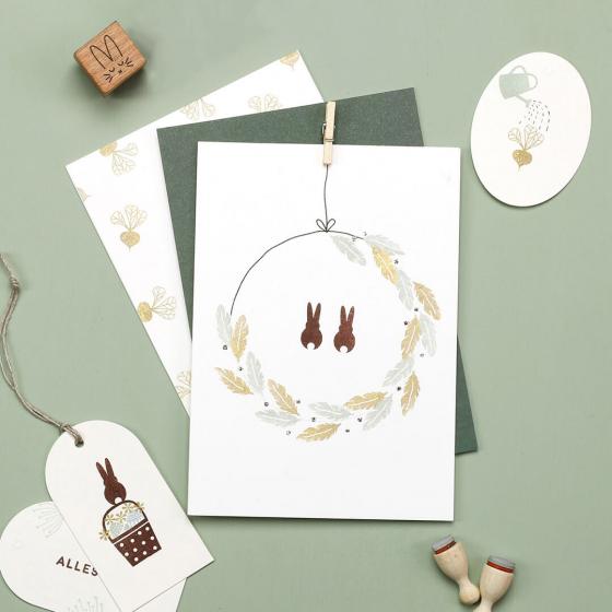 12x Stempel | Feder klein
