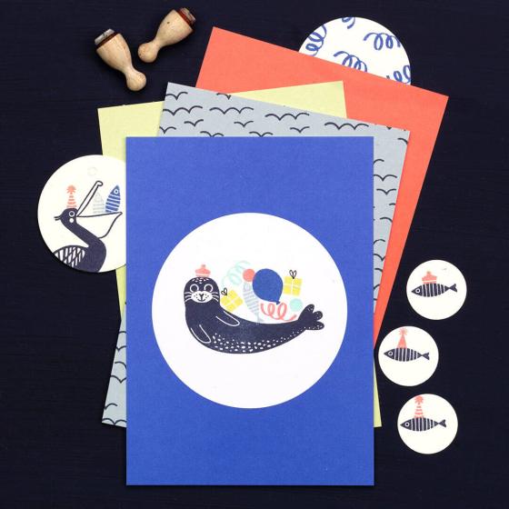 Preview: 12x Stempel | Meer