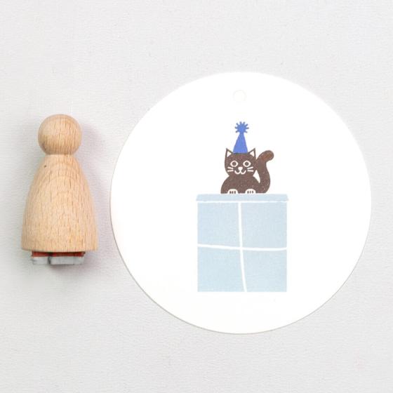 12x Stempel | Katze klein