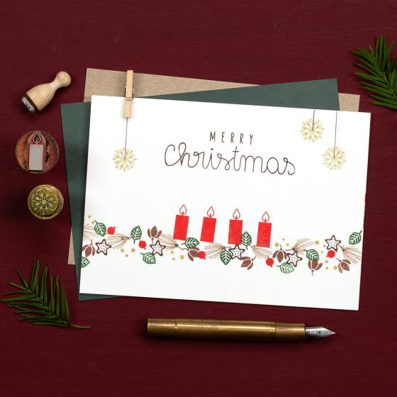 Preview: 12x Stempel | Blockkerze