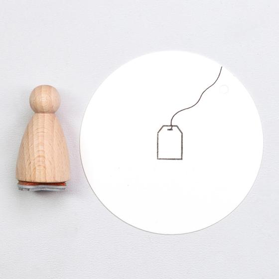 12x Stempel | Etikett outline klein