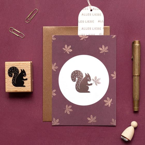Preview: 5 Postkarten | Dot Aubergine
