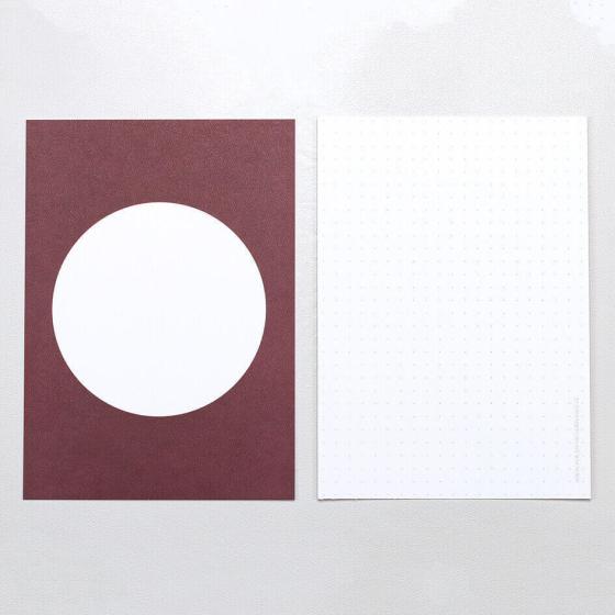 Preview: 5 Postkarten | Dot Aubergine