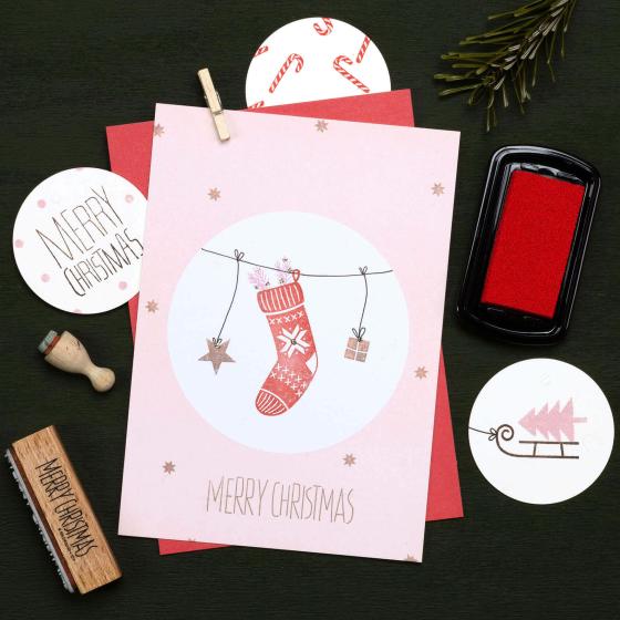 5 Postcards | Dot Soft Cottony Candy