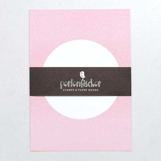 5x 5 Postkarten | Dot Altrosa