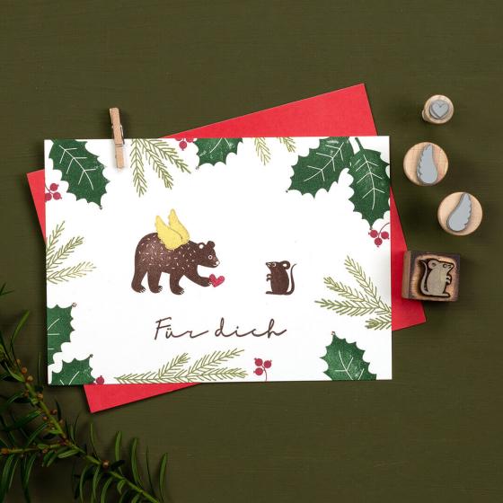 Preview: 6x Stempelset | Herzensflug