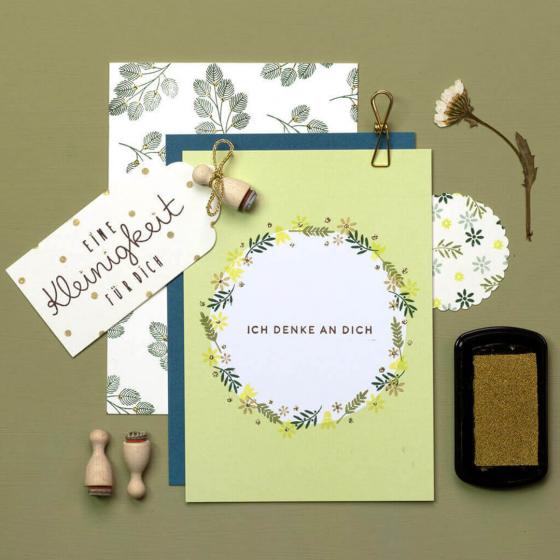 5x Stempel | Ich denke an dich