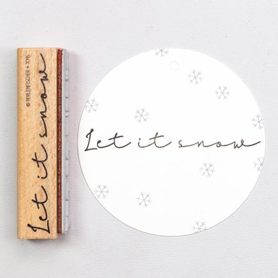 5x Stempel | Let it snow