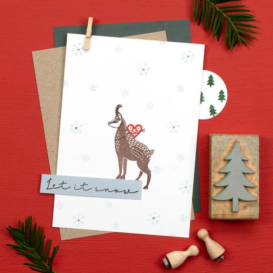 Preview: 5x Stempel | Let it snow