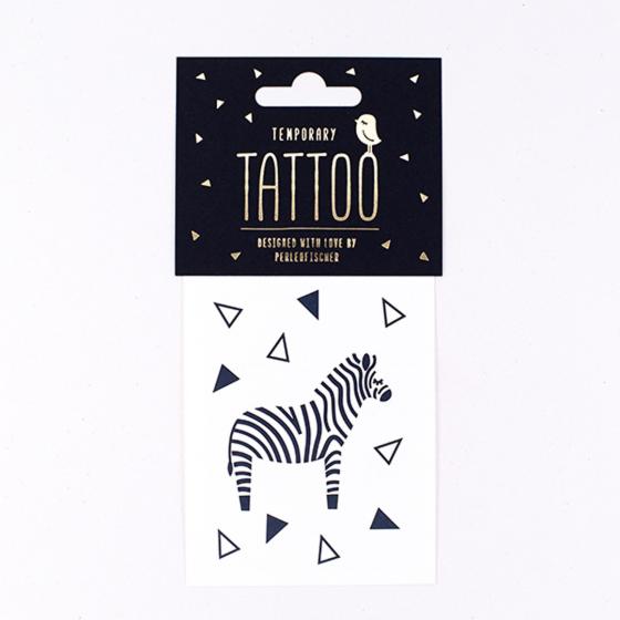 10x Tattoo | Zebra mit Muster