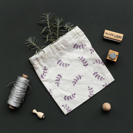 5x Stamp | Leaf branch