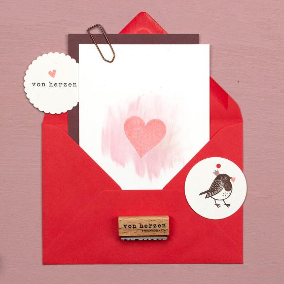 5x Stempel | Herz XL