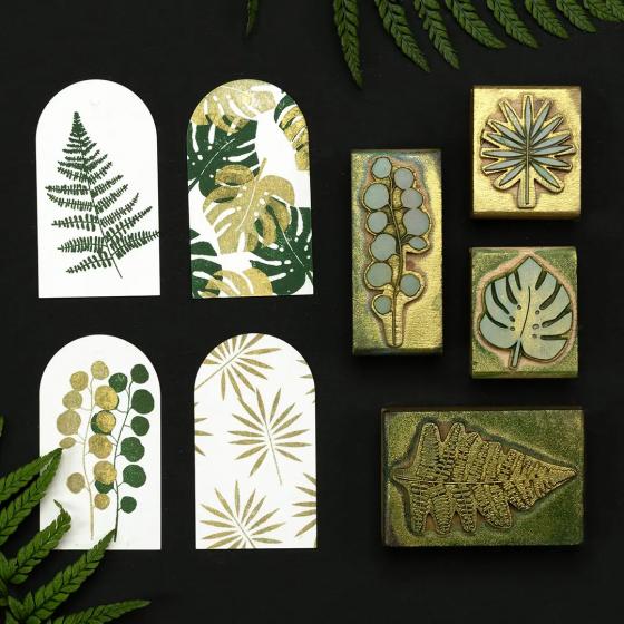 5x Stempel | Monsterablatt