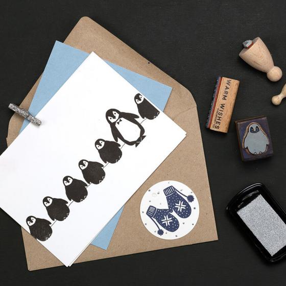 5x Stempel | Pinguin