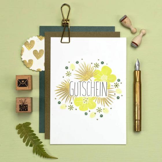 5x Stempel | Palmenblatt