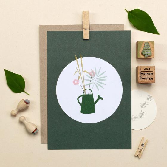 5x Stempel | Gießkanne