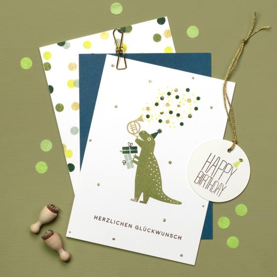 5x Stempel | Typo Happy Birthday 3