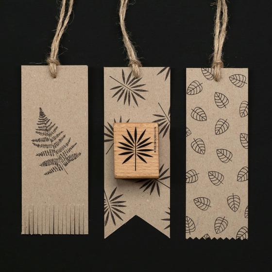 5x Stempel | Palmenblatt 2