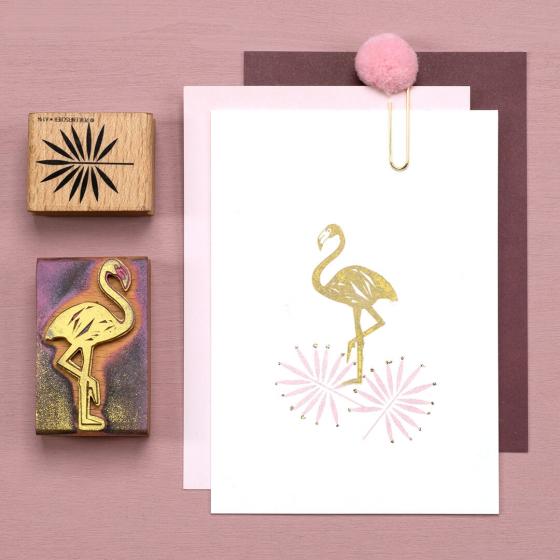5x Stempel | Palmenblatt 2