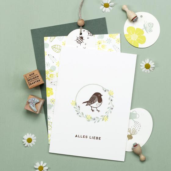 5x Stempel | Alles Liebe