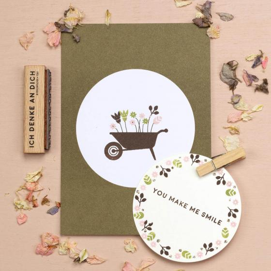 5x Stempel | Schubkarre