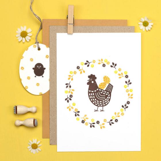 5x Stempel | Henne 2
