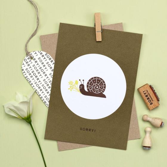 5x Stempel | Schnecke